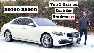 Top 5 Cars on Cash for Students Canada | Hindi