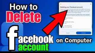 How to DELETE FACEBOOK ACCOUNT on Computer in 2024 | TechTalk with Ishfaq