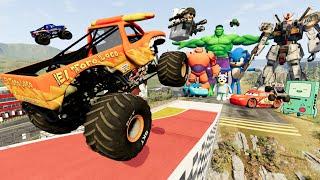 Monster Truck Crash Battle - BeamNG Drive | Griff's Garage