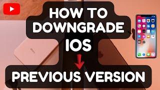 How to downgrade ios to previous version | Info Place