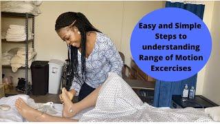 CNA Skills/Range of Motion Excercises/ Step by Step Tutorial