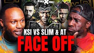 LEON & VIDDAL BRUTALLY HONEST KSI vs SLIM & AT