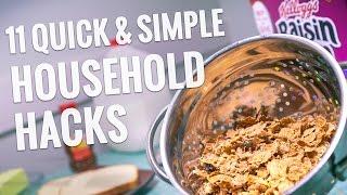 11 Quick & Simple Household Hacks Vol. 13