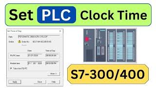 Set Siemens PLC Clock Time