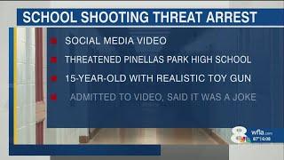 15-year-old arrested for threatening mass shooting at Pinellas Park High, police say