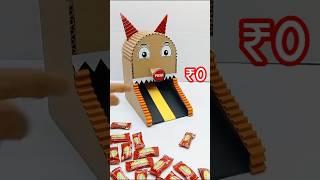 using cardboard to make chocolate ATM #viralshorts #trendingshorts #chocolateATM diy