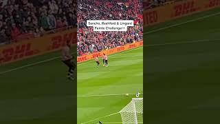 Sancho, Rashford and lingard faint challenge