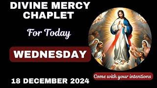 Chaplet of divine mercy for Today WEDNESDAY 18 DECEMBER 2024 ||Daily Divine Mercy Chaplet 