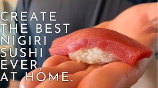 How to make Nigiri Sushi by 3 Nigiri Style | Hontegaeshi, Kotegaeshi &　Tategaeshi【本手返し・小手返し・縦返しの握り方】