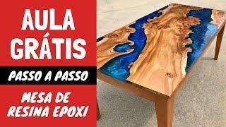 Aula Grátis: Curso Online de Mesa Resinada [Trabalhando com Resina]