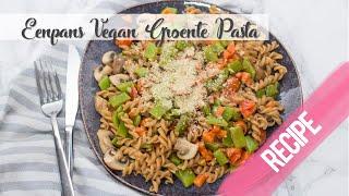 Vegan Eenpans Groente Pasta voor één | RECIPE