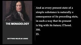 The Monadology  By Gottfried Wilhelm Leibniz. FULL Audiobook