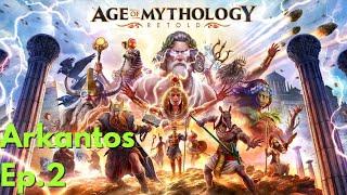 Age of Mythology Retold - Fall of the Trident - Arkantos Hard Campaign - Ep.2