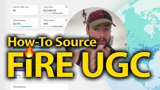 how i source great ugc content that prints $20,000+/day (I literally show everything lol)