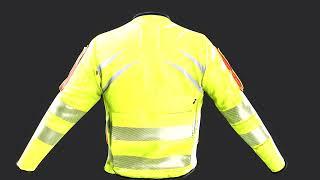 Montura Operator Ce Evo Jacket - Neon Yellow 3D Model