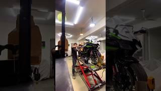 Kawasaki ninja zx10r 1st service  #kawasaki #zx10r