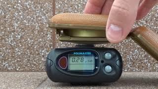 Dosimeter Radiometer Polimaster PM 1621 Geiger Counter and Radioactive Sources