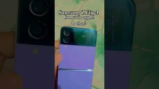 Samsung Z Flip4 #samsung #flip #trending #subscribe #canyourappledothat 