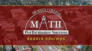 Math Performance Success (MPS) | De Anza College