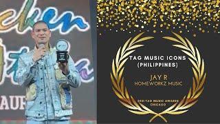 Jay R | On Winning TAG Music Icons | 2021 TAG Music Awards Chicago