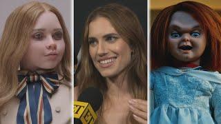Allison Williams REACTS to M3GAN Starting Beef With Chucky (Exclusive)