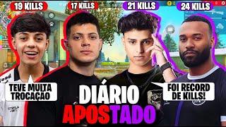 DIÁRIO APOSTADO! ABSURDO RECORD DE KILLS E 2 BOOYAH! NOBRU, CEROL, GURAS E MANOMAX! IMPERDIVÉL!