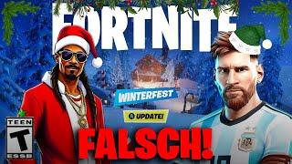 WINTERFEST ist da & 2 Gratis Skins LEAK??  I FAKE und CLICKBAIT aufgedeckt!