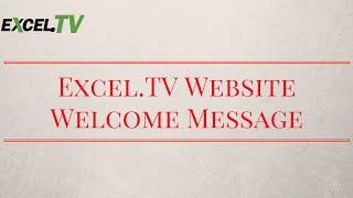 Welcome to the Excel TV Website