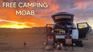 How to Find FREE CAMPING in Moab near Canyonlands and Arches National Park