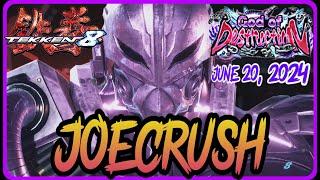 Tekken 8 ▰ (Joe Crush) JACK-8 Tekken 8 God DESTRUCTION Ranked Matches JUNE 20, 2024