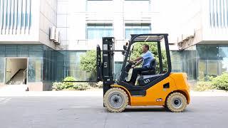 UN 3T diesel forklift working video