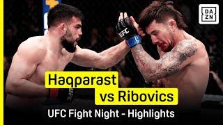 Nasrat Haqparast vs Esteban Ribovics | UFC Fight Night | DAZN Highlights