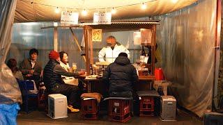 おでん屋台の1日に密着 - Old Style Oden Stall - Day in the Life of a Master - Japanese Street Food - Hot Pot