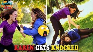 INSTANT KARMA Caught On Camera | People/Karens Who Got What They DESERVED #4