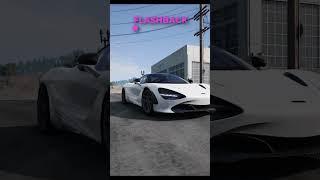 Audi R8 VS McLaren Crash ️ flashback ️  BeamNG Drive #shorts #beamngdrive