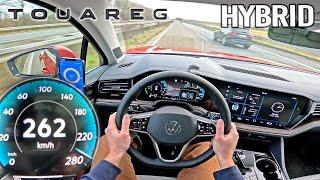 2024 VW Touareg Hybrid is FASTER than you'd think on AUTOBAHN!