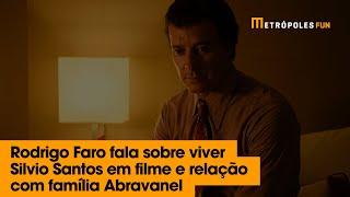 Rodrigo Faro fala sobre viver Silvio Santos em filme e relação com família Abravanel