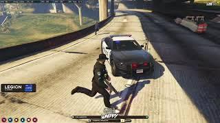 Whippy F8 Quit In The Middle Of A Chase Due To Not Getting Backup. | NoPixel GTA RP