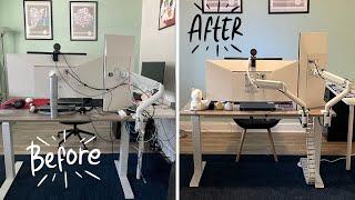 Say Goodbye to Tangled Wires: Transforming My Wife's Standing Desk