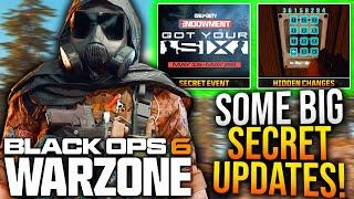 WARZONE: Big SECRET UPDATES REVEALED! Hidden Changes, NEW EVENT, & More!