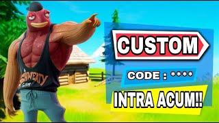 Live Fortnite România Jucam custom cu abonații!