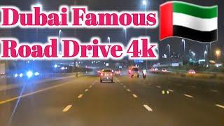 Dubai Famous Road Drive | Dubai 4k DUBAI, United Arab Emirates In 8K ULTRA HD HDR 60 FPS.