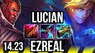 LUCIAN & Yuumi vs EZREAL & Poppy (ADC) | KR Diamond | 14.23