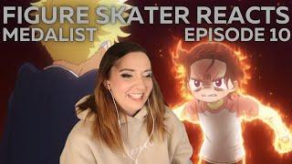 A NEW TRAINING MATE? | FIGURE SKATER REACTS | Medalist Episode 10 | メダリスト