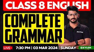 Class 8 English - Complete Grammar | Xylem Class 8
