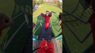 "Playground Turned Into an Extreme Sport Arena!"