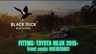 2015+ Toyota Hilux Front Seats Fitting Video