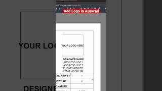 Add Logo in Autocad Mac - Flash Tutorial Autocad 2023 For Mac ️
