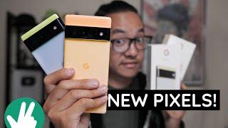 Pixel 6 and 6 Pro Unboxing and First Impressions: Google gets playful!