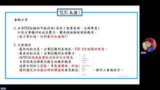 投資分享：TLT(美債)9月原降息預測50%上升至65%，但每週初領不能低於23萬。立端6245「20240714」